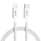 KABEL TECH-PROTECT ULTRABOOST LITE LIGHTNING CABLE PD27W/3A 100CM COOL GREY
