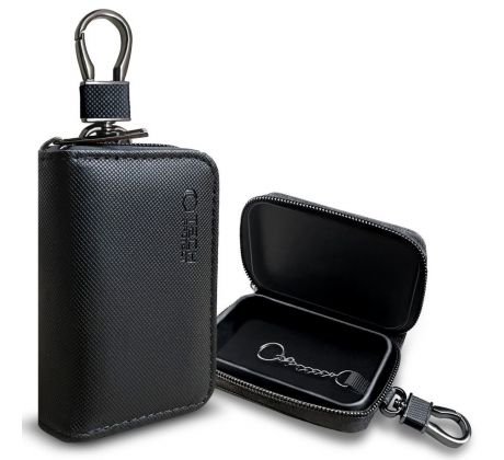 POUZDRO FARADAYA TECH-PROTECT KLR300 POUCH KEYLESS RFID SIGNAL BLOCKER CASE BLACK