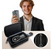 POUZDRO FARADAYA TECH-PROTECT KLR300 POUCH KEYLESS RFID SIGNAL BLOCKER CASE CRAYON GREY