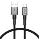 KABEL TECH-PROTECT ULTRABOOST DNA TYPE-C CABLE 15W/3A 50CM IRON GREY
