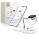 BEZDRÁTOVÁ NABÍJEČKA TECH-PROTECT QI15W-A45 3IN1 MAGNETIC MAGSAFE WIRELESS CHARGER WHITE