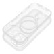 CLEAR MAG COVER  with camera protection s MagSafe  iPhone 16 Plus prusvitný glitter