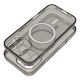 CLEAR MAG COVER  with camera protection s MagSafe  iPhone 16 cerný glitter