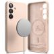 KRYT RINGKE SILICONE MAGNETIC MAGSAFE SAMSUNG GALAXY S25+ Plus PINK SAND