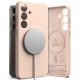 KRYT RINGKE SILICONE MAGNETIC MAGSAFE SAMSUNG GALAXY S25 PINK SAND