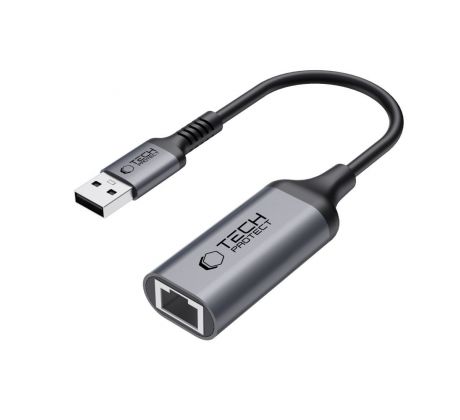 TECH-PROTECT ULTRABOOST ADAPTER USB 3.0 TO ETHERNET RJ45 1000MBPS BLACK