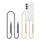 KRYT TECH-PROTECT FLEXAir CHAIN MAGSAFE SAMSUNG GALAXY S25 BLACK & TAUPE