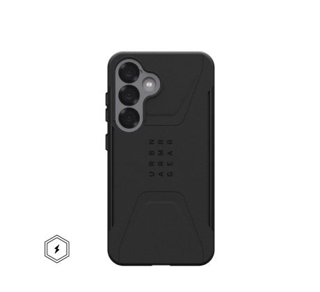 UAG Urban Armor Gear  CIVILIAN Pro with built-in magnet  Samsung Galaxy S25 5G cerný