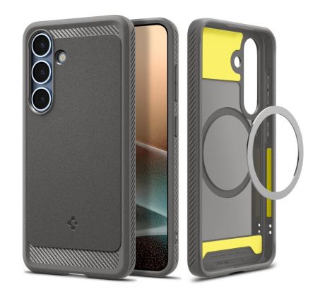 KRYT SPIGEN RUGGED ARMOR MAG MAGSAFE SAMSUNG GALAXY S25 MARBLE GREY