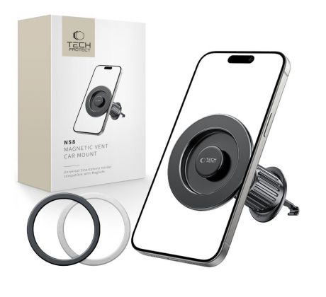 TECH-PROTECT N58 MAGNETIC MAGSAFE VENT CAR MOUNT BLACK