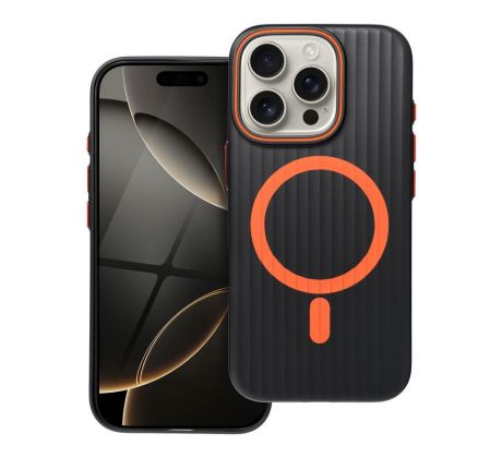 Case SIMPLY s MagSafe  iPhone 15 Pro Max titanium cerný