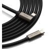 RINGKE USB 3.2 GEN 2X2 TYPE-C 90 DEGREE CABLE PD240W 100CM BLACK