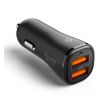 SPIGEN ESSENTIAL EV302 2-PORT CAR CHARGER 30W BLACK
