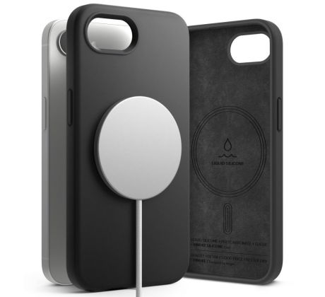 RINGKE SILICONE MAGNETIC MAGSAFE iPhone 16E BLACK