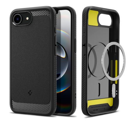 SPIGEN RUGGED ARMOR MAG MAGSAFE iPhone 16E MATTE BLACK