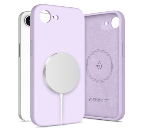 TECH-PROTECT LIQUID SILICONE MAGSAFE iPhone 16E MAUVE