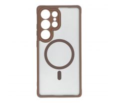 FULL MATTE MAG COVER  s MagSafe  Samsung Galaxy S25 Plus hnedý