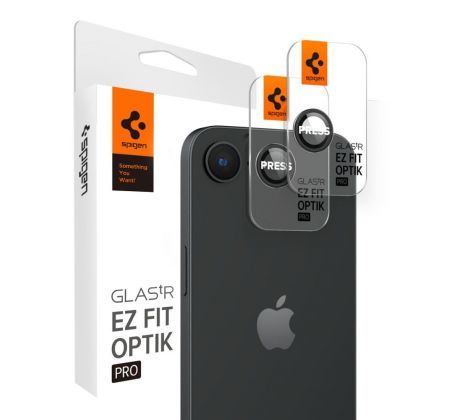 SPIGEN OPTIK PRO GLAS.TR ”EZ FIT” CAMERA PROTECTOR 2-PACK iPhone 16E BLACK
