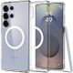SPIGEN ULTRA HYBRID MAG MAGSAFE SAMSUNG GALAXY S25 ULTRA CLEAR/WHITE