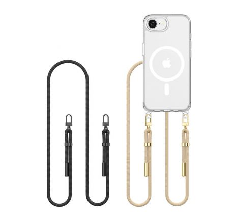 TECH-PROTECT FLEXAir CHAIN MAGSAFE iPhone 16E BLACK & TAUPE