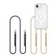 TECH-PROTECT FLEXAir CHAIN MAGSAFE iPhone 16E BLACK & TAUPE