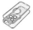 Case GLAM  iPhone 16e (SE 4 2025) stríbrný