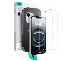 ESR ULTRAFIT TEMPERED GLASS 2-PACK iPhone 13 / 13 Pro / 14 / 16E CLEAR