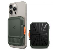 SPIGEN LOCK FIT MAGSAFE UNIVERSAL MAGNETIC CARD HOLDER MILITARY GREEN