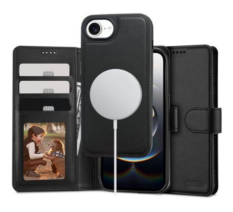 TECH-PROTECT WALLET MAGSAFE iPhone 16E MATTE BLACK