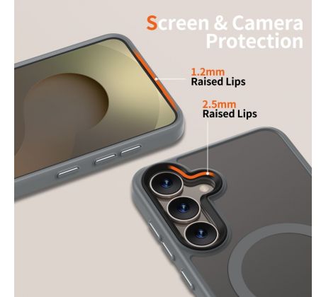 TECH-PROTECT MAGMAT MAGSAFE SAMSUNG GALAXY S25 MATTE TITANIUM