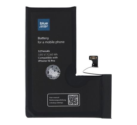 BLUE STAR HQ battery  iPhone 15 Pro 3274 mAh