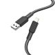 HOCO cable USB A to Lightning 2,4A X69 1 m cerný bílý