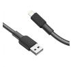HOCO cable USB A to Lightning 2,4A X69 1 m cerný bílý
