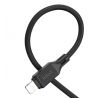 HOCO cable USB A to Lightning 2,4A X90 1m cerný