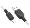 HOCO cable USB A to Lightning 2,4A X90 1m bílý