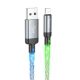 HOCO cable USB A to Lightning 2,4A U112 1 m šedý