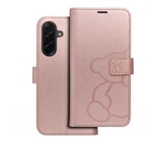 MEZZO Book   Samsung Galaxy A36 5G teddy bear rose zlatý