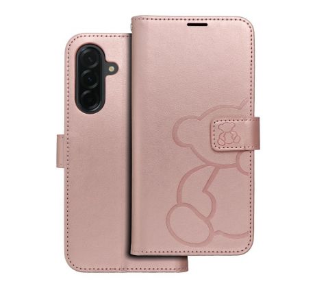 MEZZO Book   Samsung Galaxy A36 5G teddy bear rose zlatý