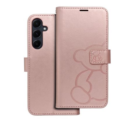 MEZZO Book   Samsung Galaxy A55 5G teddy bear rose zlatý