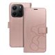 MEZZO Book   Xiaomi Redmi Note 14 4G (GLOBAL - 164,84mm x 78,15mm x 8,16mm) teddy bear rose zlatý