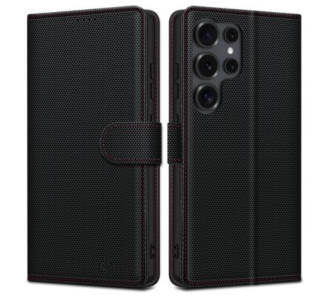 TECH-PROTECT WALLET RS SAMSUNG GALAXY S25 ULTRA BLACK/RED