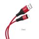 HOCO cable USB A to Lightning 2,4 X38 1 m cervený