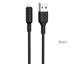 HOCO cable USB A to Lightning 2A X25 1 m cerný