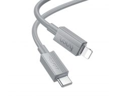 HOCO cable Type C to Lightning PD 27W X107 1 m šedý