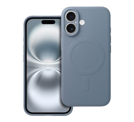 SILICONE MAG COVER  s MagSafe  Samsung Galaxy A55 slabomodrý