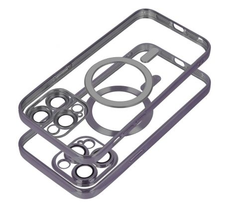 ELECTRO MAG COVER  s MagSafe  iPhone SE 2025 stríbrný