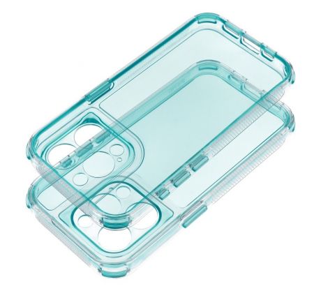 MATRIX CLEAR Case  iPhone 16e (SE 4 2025) slabomodrý tyrkysový mentolový