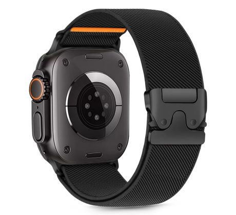 TECH-PROTECT NYLON CLASP APPLE WATCH 6 / 7 / 8 / 9 / 10 / SE / ULTRA 1 / 2 (44 / 45 / 46 / 49 mm) BLACK