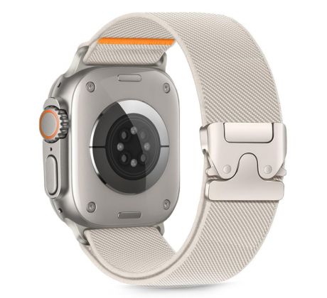 TECH-PROTECT NYLON CLASP APPLE WATCH 6 / 7 / 8 / 9 / 10 / SE / ULTRA 1 / 2 (44 / 45 / 46 / 49 mm) TITANIUM
