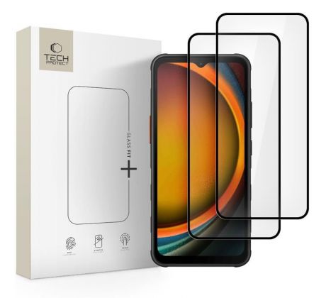 TECH-PROTECT GLASS FIT+ 2-PACK SAMSUNG GALAXY XCOVER 7 / 7 PRO BLACK